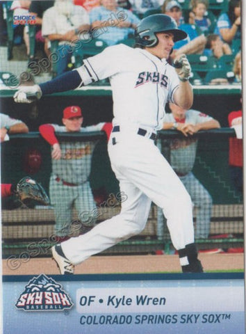 2018 Colorado Springs Sky Sox Kyle Wren