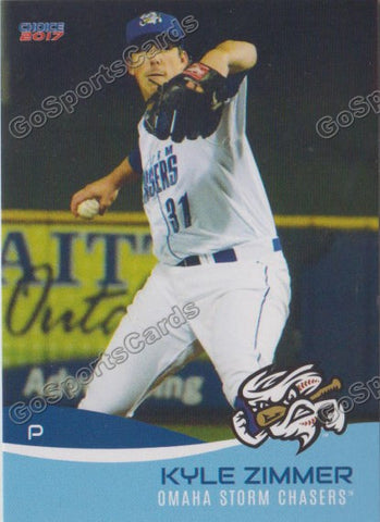 2017 Omaha Storm Chasers Kyle Zimmer