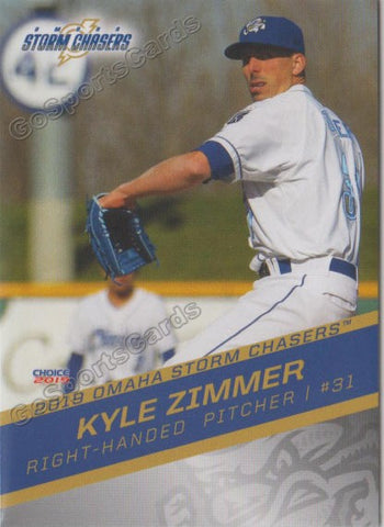 2019 Omaha Storm Chasers Kyle Zimmer