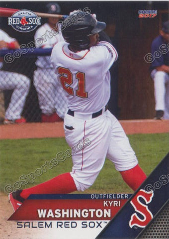 2017 Salem Red Sox Kyri Washington