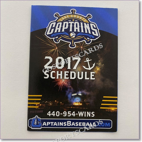 2017 Lake County Captains Pocket Schedule