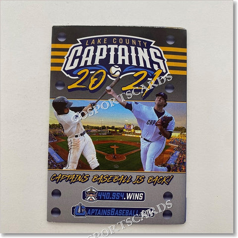 2021 Lake County Captains Pocket Schedule