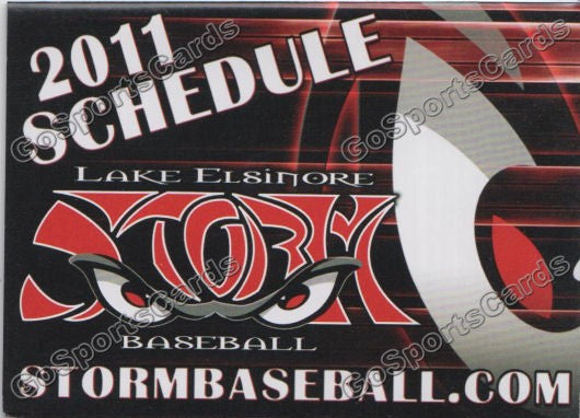 2011 Lake Elsinore Storm Pocket Schedule