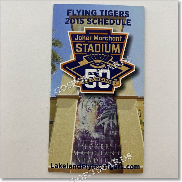 2015 Lakeland Flying Tigers Pocket Schedule