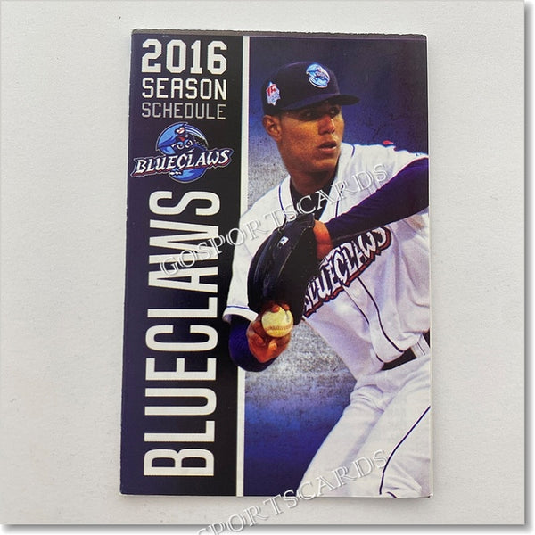 2016 Lakewood Blueclaws Pocket Schedule