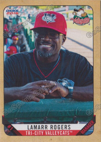 2016 Tri City ValleyCats Lamarr Rogers