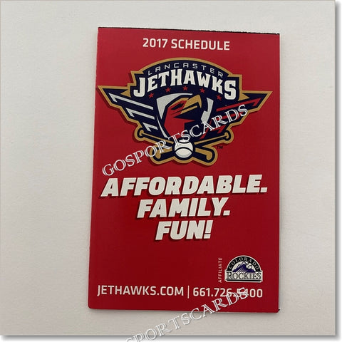 2017 Lancaster JetHawks Pocket Schedule