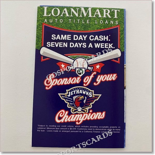 2015 Lancaster JetHawks Pocket Schedule