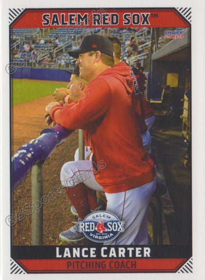 2019 Salem Red Sox Lance Carter