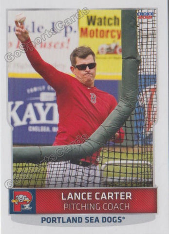 2021 Portland Sea Dogs Lance Carter