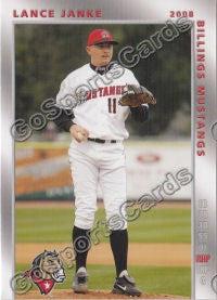 2008 Billings Mustangs Lance Janke