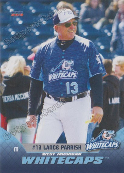 2019 West Michigan Whitecaps Lance Parrish