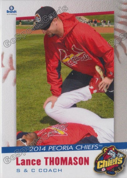2014 Peoria Chiefs Lance Thomason