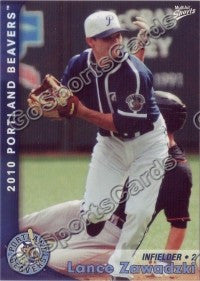 2010 Portland Beavers Lance Zawadzki