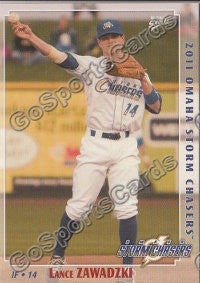 2011 Omaha Storm Chasers Lance Zawadzki