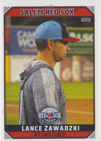 2019 Salem Red Sox Lance Zawadzki