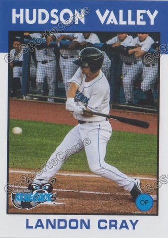 2016 Hudson Valley Renegades Landon Cray