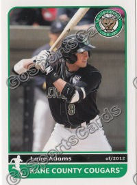 2012 Kane County Cougars Lane Adams