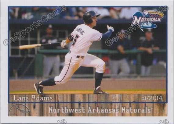 2014 Northwest Arkansas Naturals Lane Adams