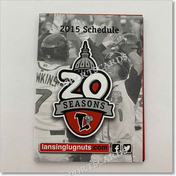 2015 Lansing Lugnuts Pocket Schedule