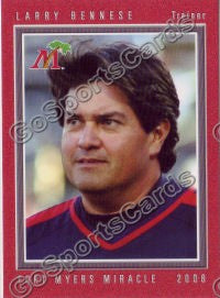 2008 Fort Myers Miracle Larry Bennese