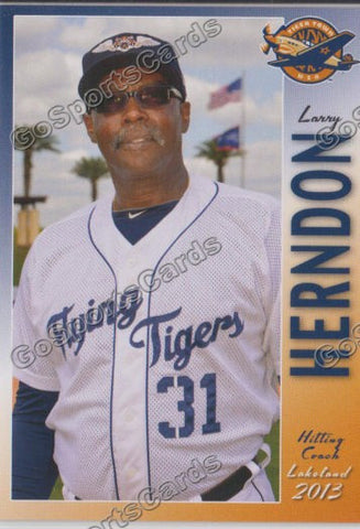 2013 Lakeland Flying Tigers Larry Herndon