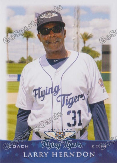 2014 Lakeland Flying Tigers Larry Herndon