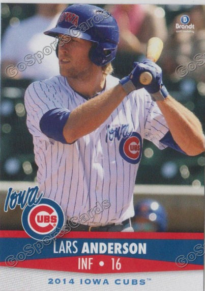 2014 Iowa Cubs Lars Anderson