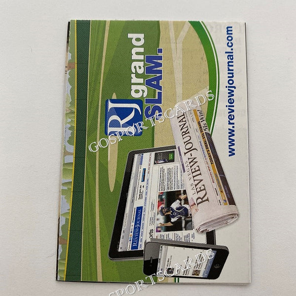 2013 Las Vegas 51s Pocket Schedule (Travis D'Arnaud)
