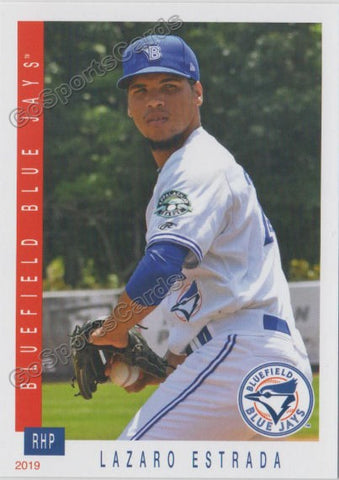 2019 Bluefield Blue Jays Lazaro Estrada