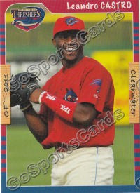 2011 Clearwater Threshers Leandro Castro