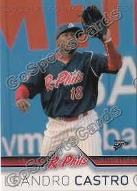 2012 Reading Phillies Leandro Castro