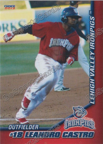 2013 Lehigh Valley IronPigs Leandro Castro