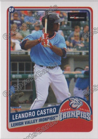 2013 Lehigh Valley IronPigs SGA 2nd Leandro Castro