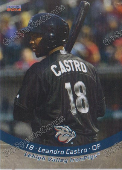 2014 Lehigh Valley IronPigs Leandro Castro
