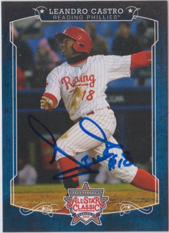 Leandro Castro 2012 Eastern League All Star (Autograph)