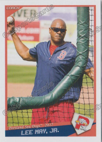 2017 Portland Sea Dogs Lee May Jr