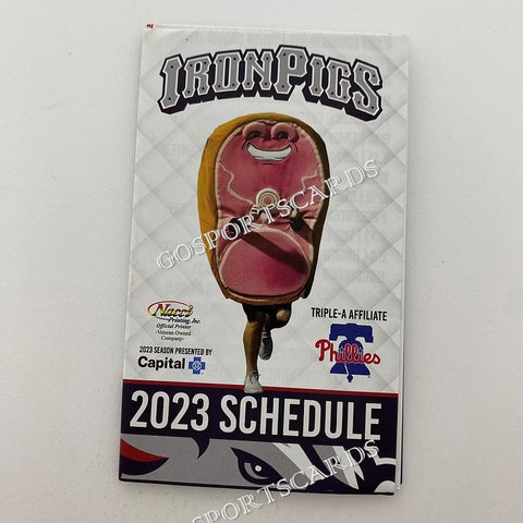 2023 Lehigh Valley IronPigs Pocket Schedule