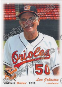 2010 Bluefield Orioles Len Johnston