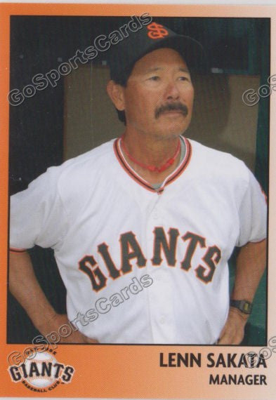2014 San Jose Giants Lenn Sakata