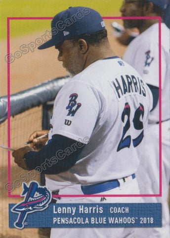 2018 Pensacola Blue Wahoos Lenny Harris