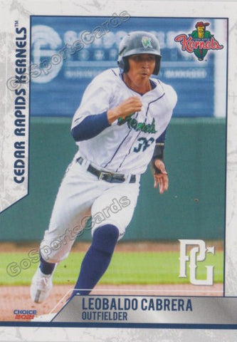 2021 Cedar Rapids Kernels Leobaldo Cabrera