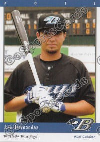 2011 Bluefield Blue Jays Leo Hernandez