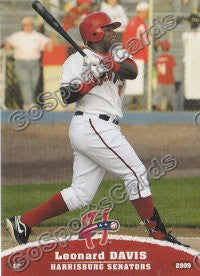 2009 Harrisburg Senators Leonard Davis