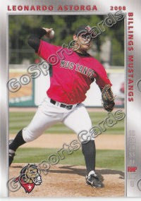 2008 Billings Mustangs Leonardo Astorga