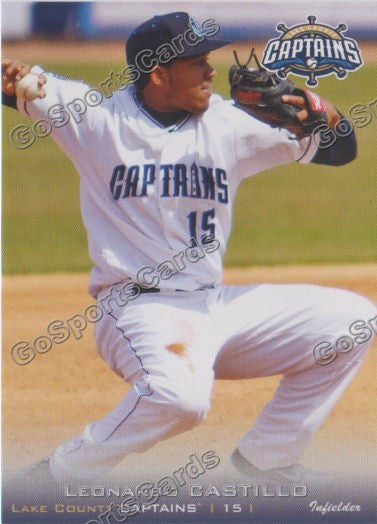 2013 Lake County Captains Leo Leonardo Castillo