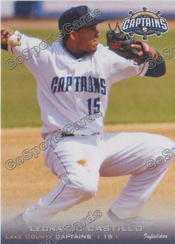 2013 Lake County Captains Leo Leonardo Castillo