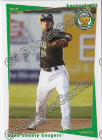 2010 Kane County Cougars Leonardo Gil