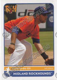 2012 Midland RockHounds Leonardo Gil