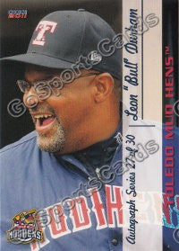 2011 Toledo Mud Hens Leon Bull Durham